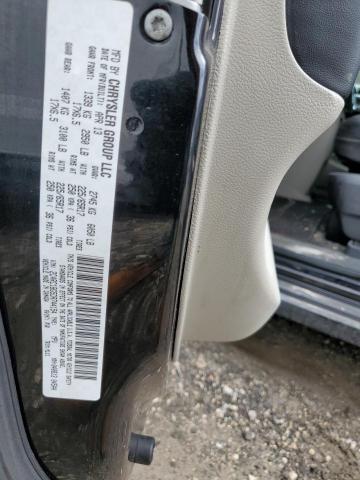 2C4RC1BG5DR744154 - 2013 CHRYSLER TOWN & COU TOURING შავი ფოტო 13