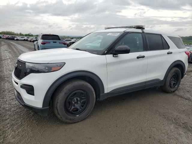 1FM5K8AB5NGB47603 - 2022 FORD EXPLORER POLICE INTERCEPTOR 白色 照片 1