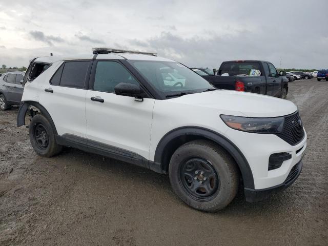 1FM5K8AB5NGB47603 - 2022 FORD EXPLORER POLICE INTERCEPTOR 白色 照片 4