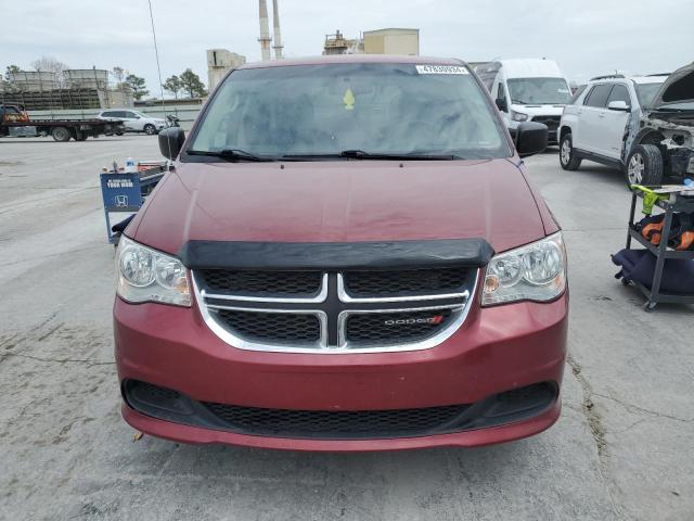 2C4RDGBG5GR139104 - 2016 DODGE GRAND CARA SE MAROON photo 5