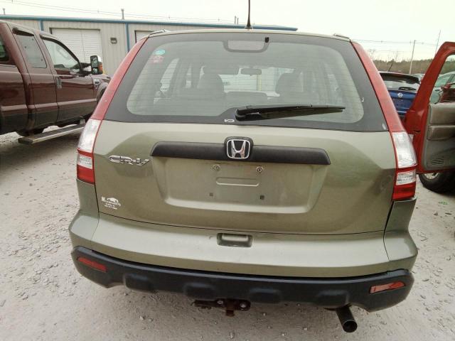 5J6RE48398L043741 - 2008 HONDA CR-V LX GREEN photo 6