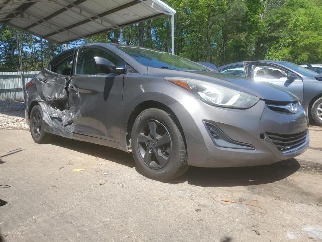 5NPDH4AE4EH482123 - 2014 HYUNDAI ELANTRA SE GRAY photo 4