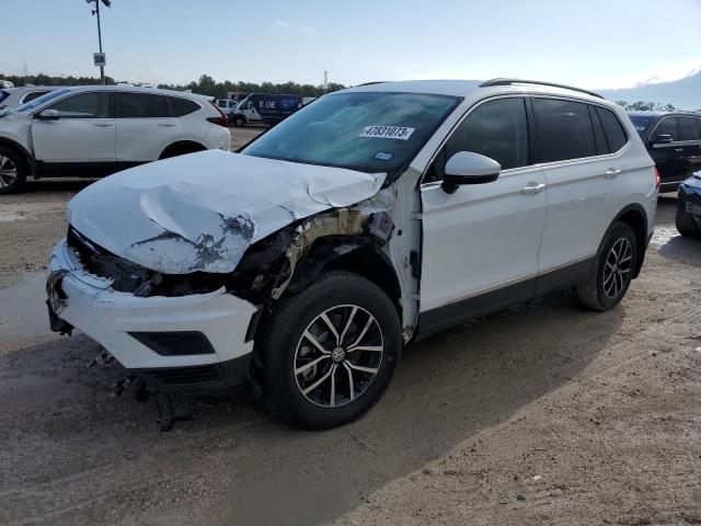 3VV3B7AX6MM050384 - 2021 VOLKSWAGEN TIGUAN SE WHITE photo 1