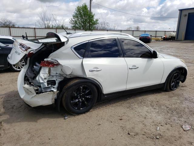 JNKAJ09E68M305618 - 2008 INFINITI EX35 BASE WHITE photo 3