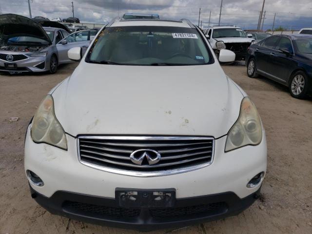 JNKAJ09E68M305618 - 2008 INFINITI EX35 BASE WHITE photo 5