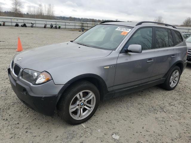 WBXPA93485WD09966 - 2005 BMW X3 3.0I GRAY photo 1