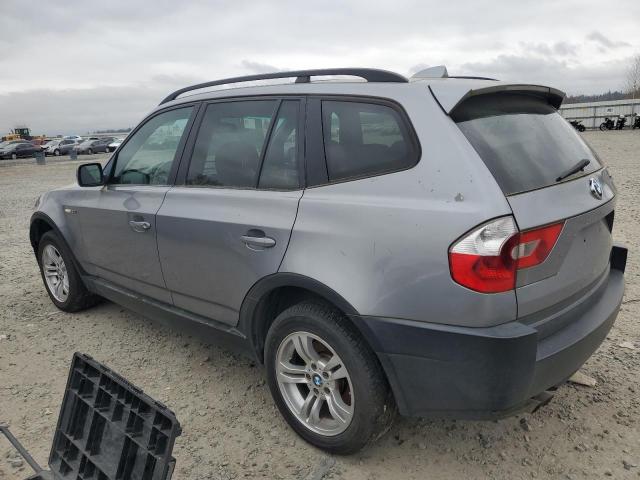 WBXPA93485WD09966 - 2005 BMW X3 3.0I GRAY photo 2