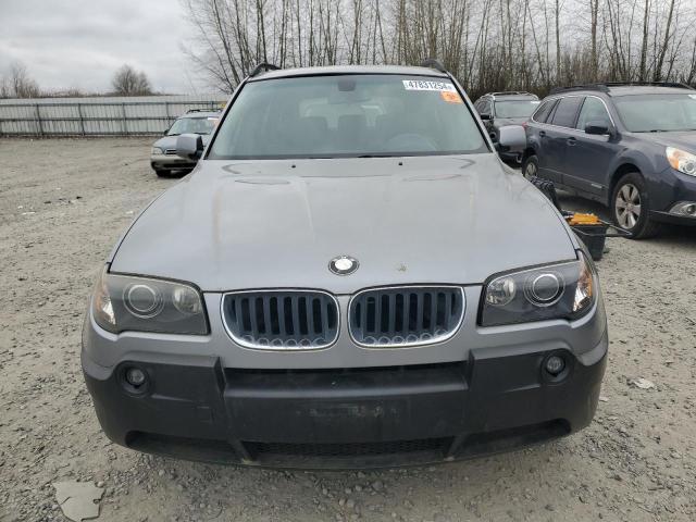 WBXPA93485WD09966 - 2005 BMW X3 3.0I GRAY photo 5