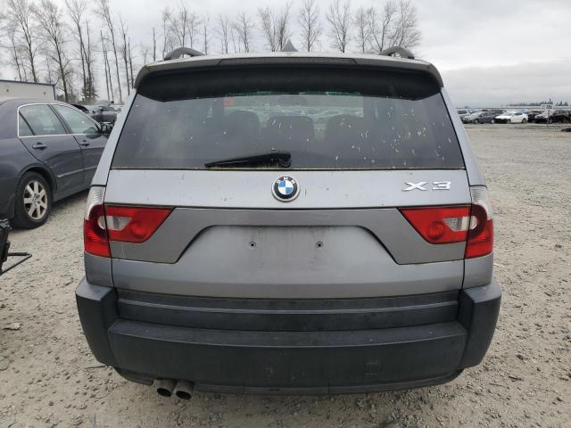 WBXPA93485WD09966 - 2005 BMW X3 3.0I GRAY photo 6