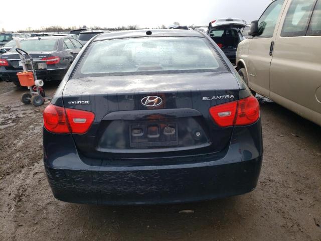 KMHDU46D38U554947 - 2008 HYUNDAI ELANTRA GLS BLACK photo 6