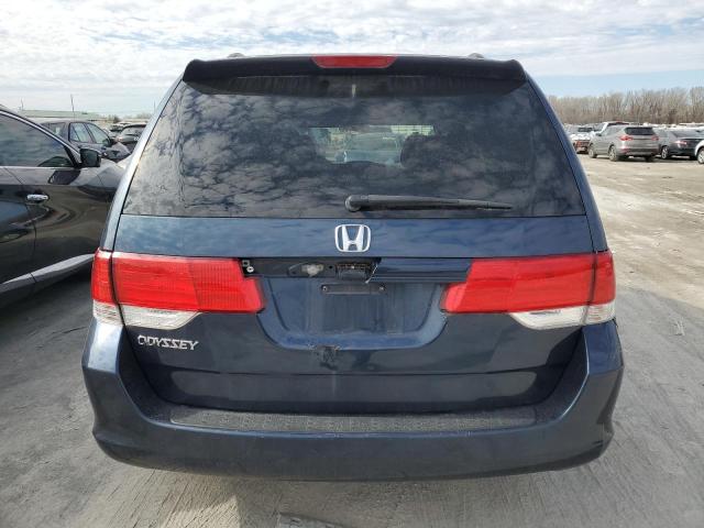 5FNRL38439B404612 - 2009 HONDA ODYSSEY EX BLUE photo 6