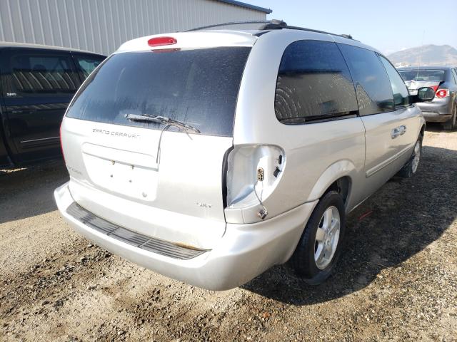 2D4GP44L36R909163 - 2006 DODGE CARAVAN SXT GRAY photo 4