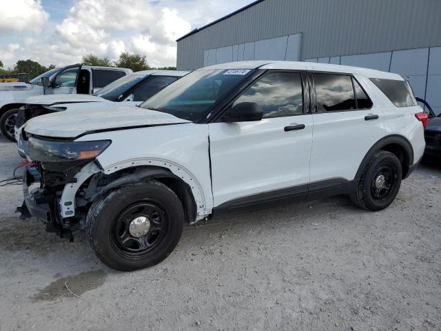 1FM5K8AB3MGA46882 - 2021 FORD EXPLORER POLICE INTERCEPTOR WHITE photo 1