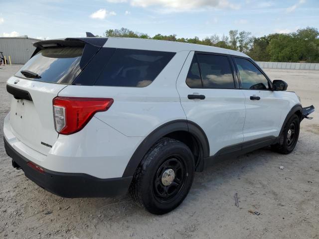 1FM5K8AB3MGA46882 - 2021 FORD EXPLORER POLICE INTERCEPTOR WHITE photo 3