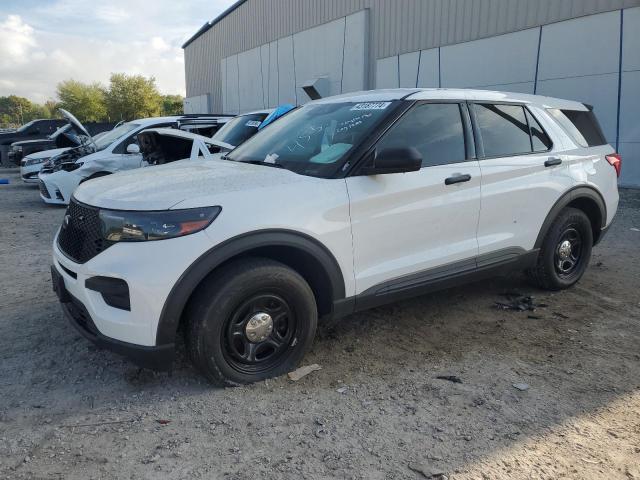 1FM5K8AB8MGA42729 - 2021 FORD EXPLORER POLICE INTERCEPTOR WHITE photo 1