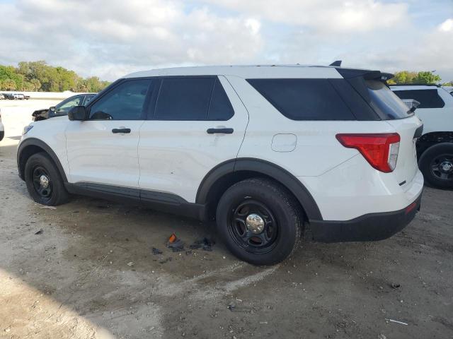 1FM5K8AB8MGA42729 - 2021 FORD EXPLORER POLICE INTERCEPTOR WHITE photo 2