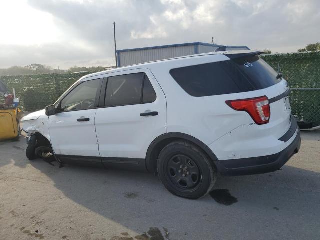 1FM5K8AR6KGB43827 - 2019 FORD EXPLORER POLICE INTERCEPTOR WHITE photo 2