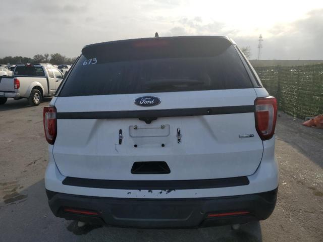 1FM5K8AR6KGB43827 - 2019 FORD EXPLORER POLICE INTERCEPTOR WHITE photo 6