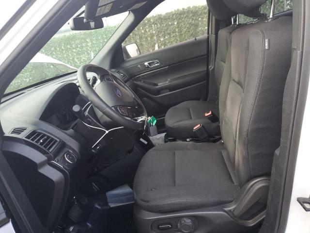 1FM5K8AR6KGB43827 - 2019 FORD EXPLORER POLICE INTERCEPTOR თეთრი ფოტო 7