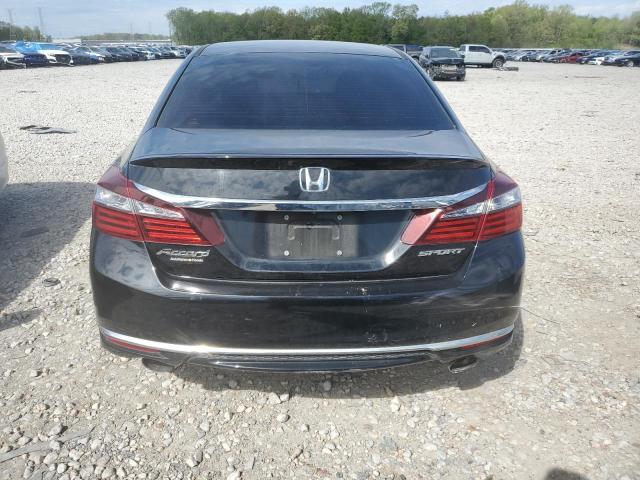 1HGCR2F54GA060757 - 2016 HONDA ACCORD SPORT BLACK photo 6