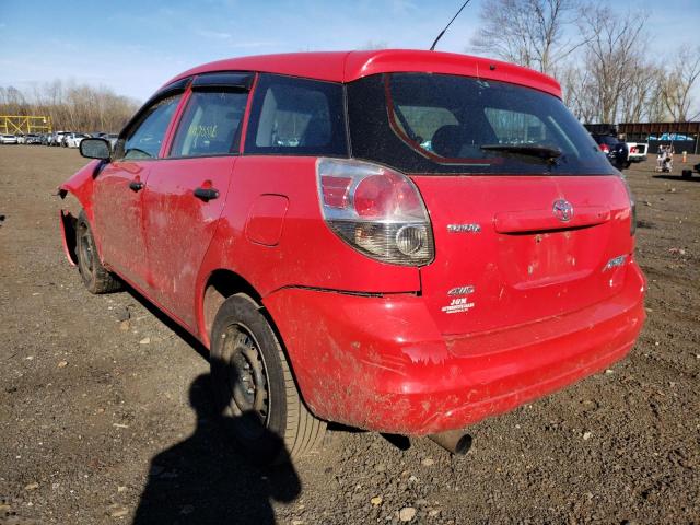 2T1LR32E05C430640 - 2005 TOYOTA MATRIX BASE RED photo 2