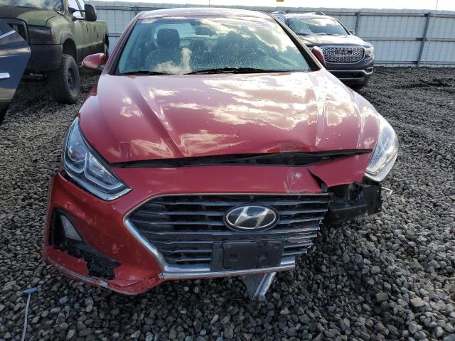 5NPE24AFXKH766401 - 2019 HYUNDAI SONATA SE RED photo 5