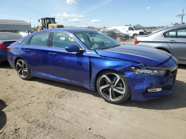 1HGCV1F30KA066052 - 2019 HONDA ACCORD SPORT BLUE photo 4