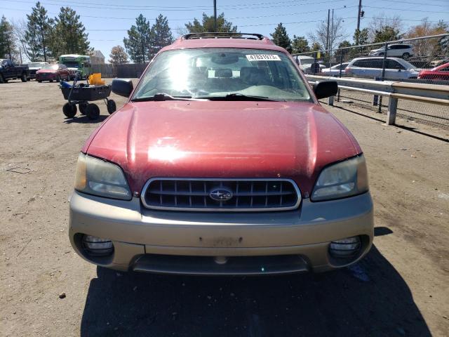4S3BH675937620573 - 2003 SUBARU LEGACY OUTBACK AWP 栗色 照片 5