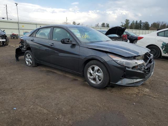 5NPLL4AG0MH050686 - 2021 HYUNDAI ELANTRA SE GRAY photo 4