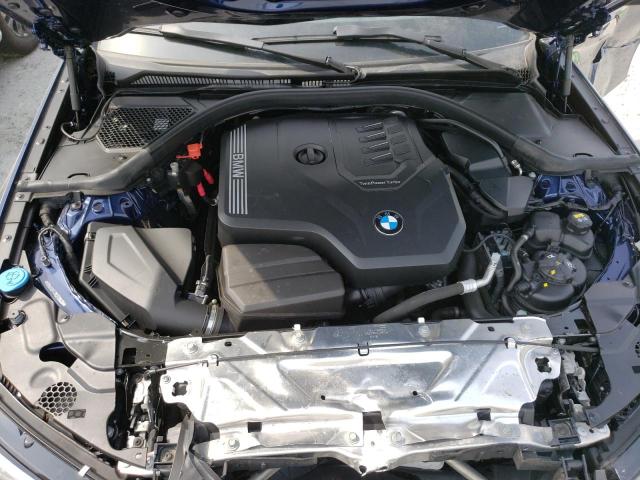 WBA5R7C00LFJ10433 - 2020 BMW 330XI ლურჯი ფოტო 11