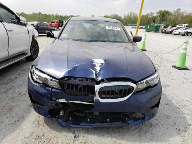 WBA5R7C00LFJ10433 - 2020 BMW 330XI ლურჯი ფოტო 5