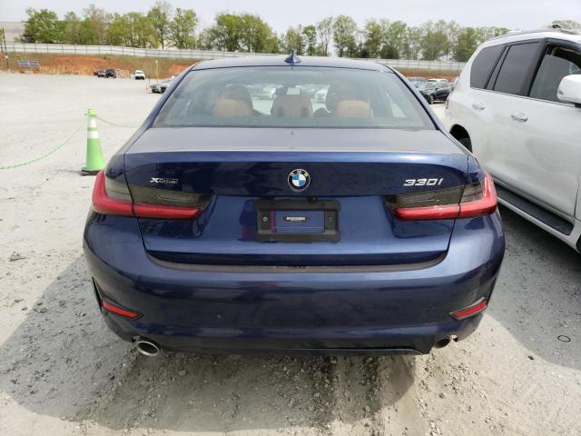 WBA5R7C00LFJ10433 - 2020 BMW 330XI BLUE photo 6