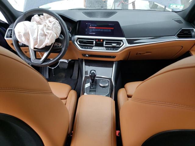 WBA5R7C00LFJ10433 - 2020 BMW 330XI ლურჯი ფოტო 8