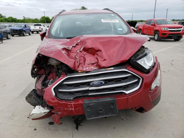 MAJ3S2GE3LC369089 - 2020 FORD ECOSPORT SE Czerwony zdjęcie 5