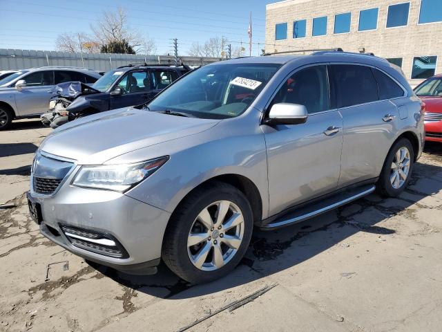 5FRYD4H9XGB062579 - 2016 ACURA MDX ADVANCE SILVER photo 1