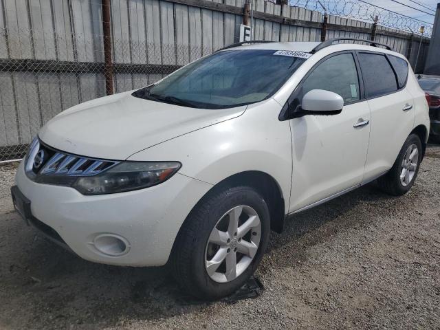 JN8AZ18U09W002384 - 2009 NISSAN MURANO S WHITE photo 1