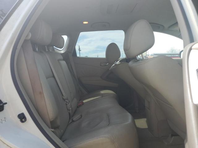 JN8AZ18U09W002384 - 2009 NISSAN MURANO S WHITE photo 11