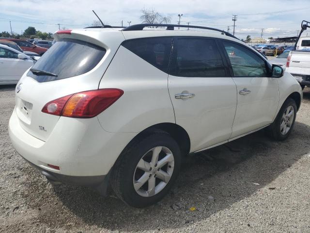 JN8AZ18U09W002384 - 2009 NISSAN MURANO S WHITE photo 3