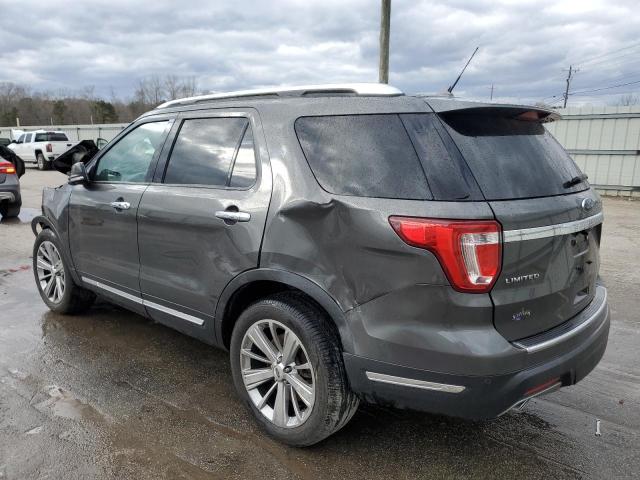 1FM5K7F81KGA11679 - 2019 FORD EXPLORER LIMITED CHARCOAL photo 2