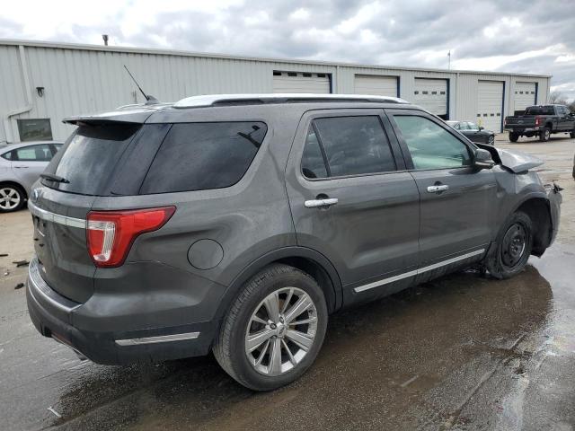 1FM5K7F81KGA11679 - 2019 FORD EXPLORER LIMITED CHARCOAL photo 3