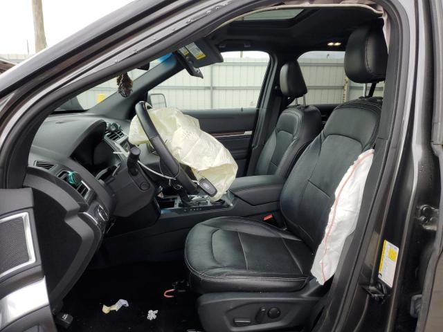 1FM5K7F81KGA11679 - 2019 FORD EXPLORER LIMITED CHARCOAL photo 7