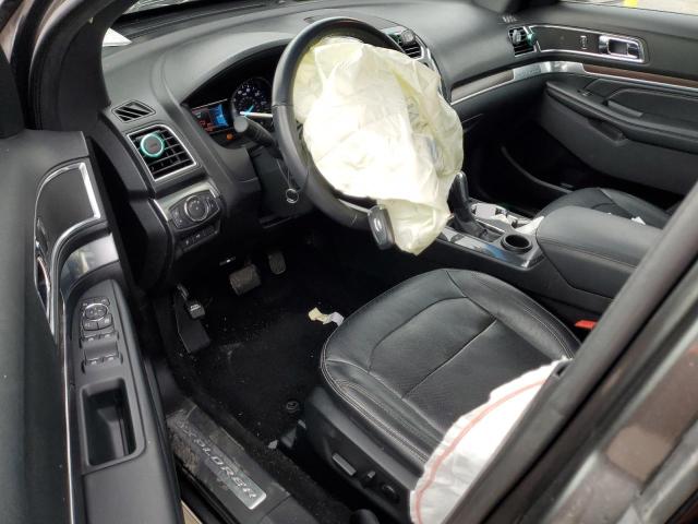 1FM5K7F81KGA11679 - 2019 FORD EXPLORER LIMITED CHARCOAL photo 8