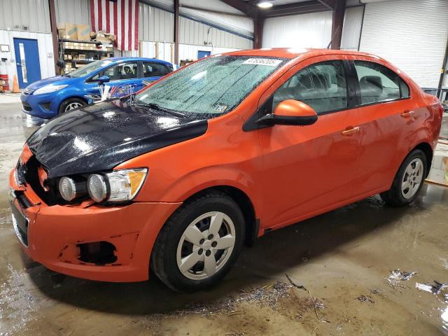 1G1JB5SGXD4219884 - 2013 CHEVROLET SONIC LS ORANGE photo 1