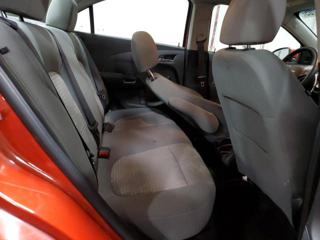 1G1JB5SGXD4219884 - 2013 CHEVROLET SONIC LS ORANGE photo 10