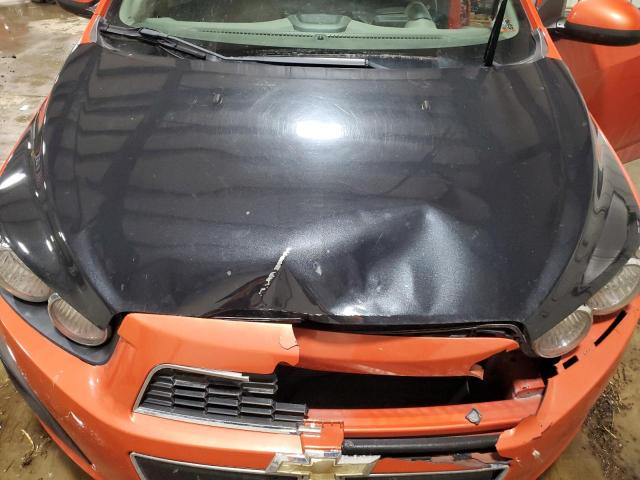 1G1JB5SGXD4219884 - 2013 CHEVROLET SONIC LS ORANGE photo 11
