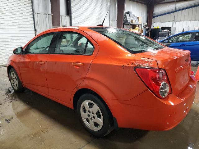 1G1JB5SGXD4219884 - 2013 CHEVROLET SONIC LS ORANGE photo 2