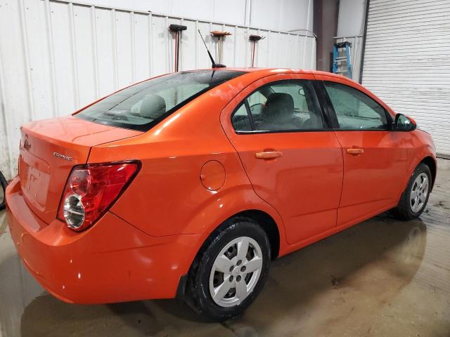 1G1JB5SGXD4219884 - 2013 CHEVROLET SONIC LS ORANGE photo 3