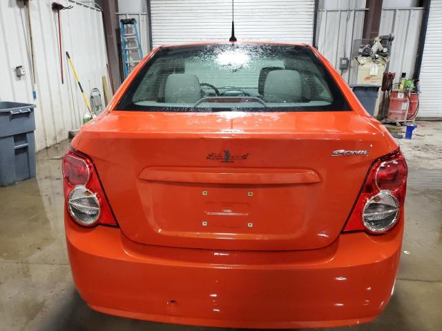 1G1JB5SGXD4219884 - 2013 CHEVROLET SONIC LS ORANGE photo 6
