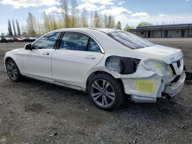 WDDUG8GB8JA354370 - 2018 MERCEDES-BENZ S 560 4MATIC WHITE photo 2