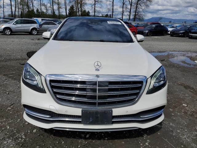 WDDUG8GB8JA354370 - 2018 MERCEDES-BENZ S 560 4MATIC WHITE photo 5